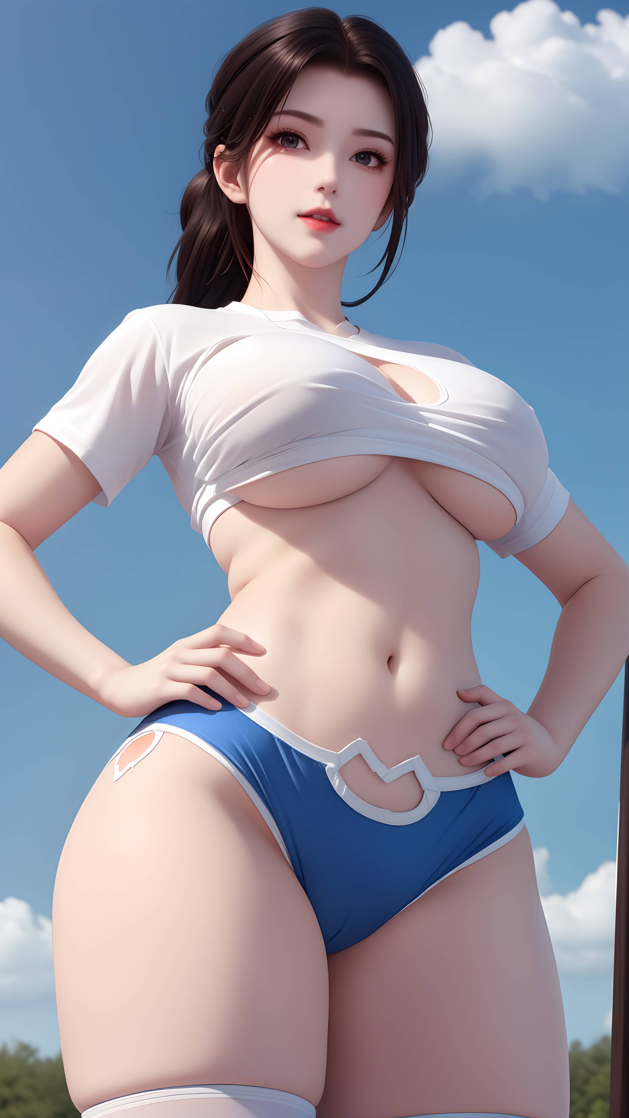 图片[3]-体操服少女 0401-六色网