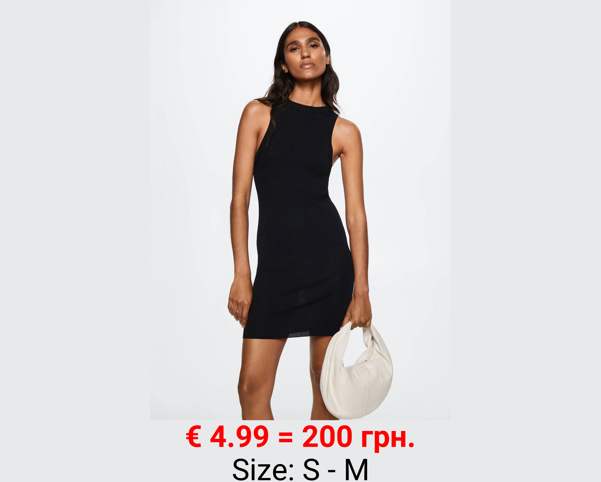 Vestido punto canalé