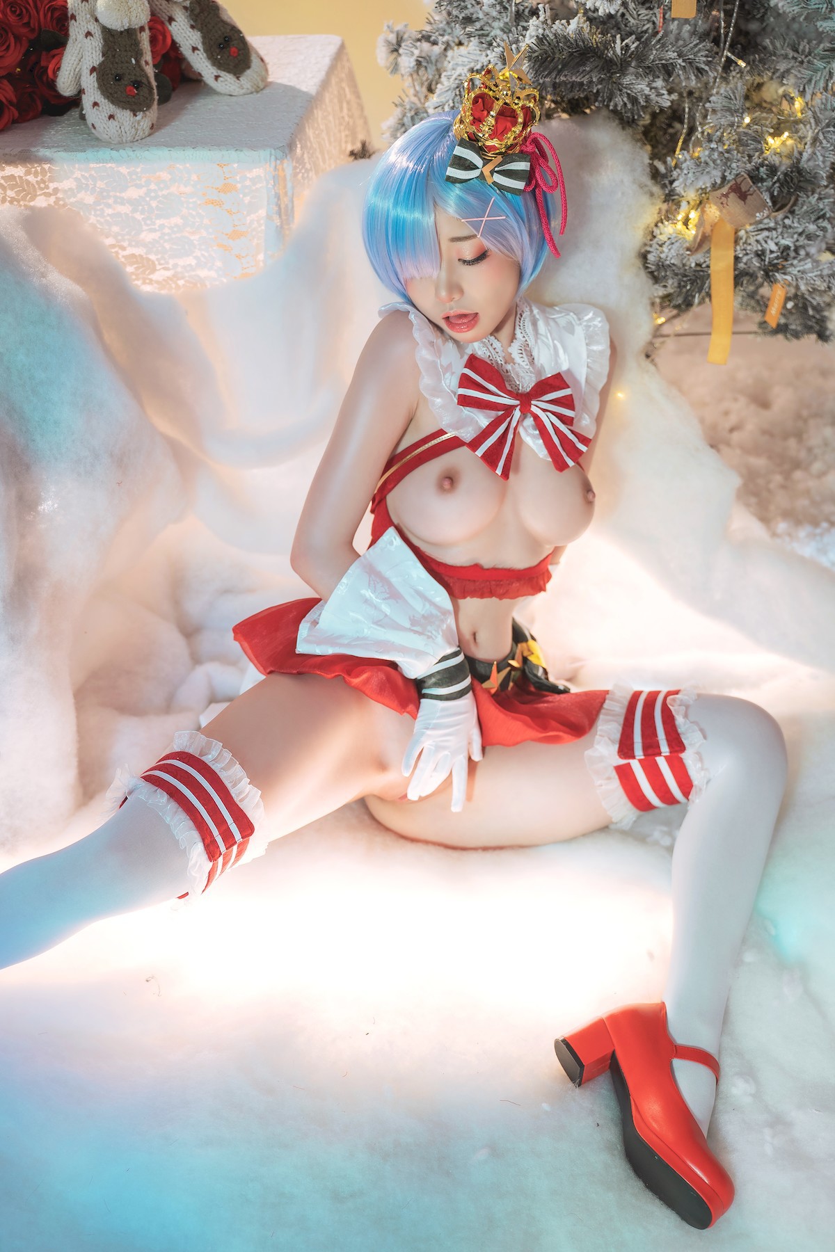 爆机少女喵小吉 Cosplay Re：从零开始的圣诞节 30