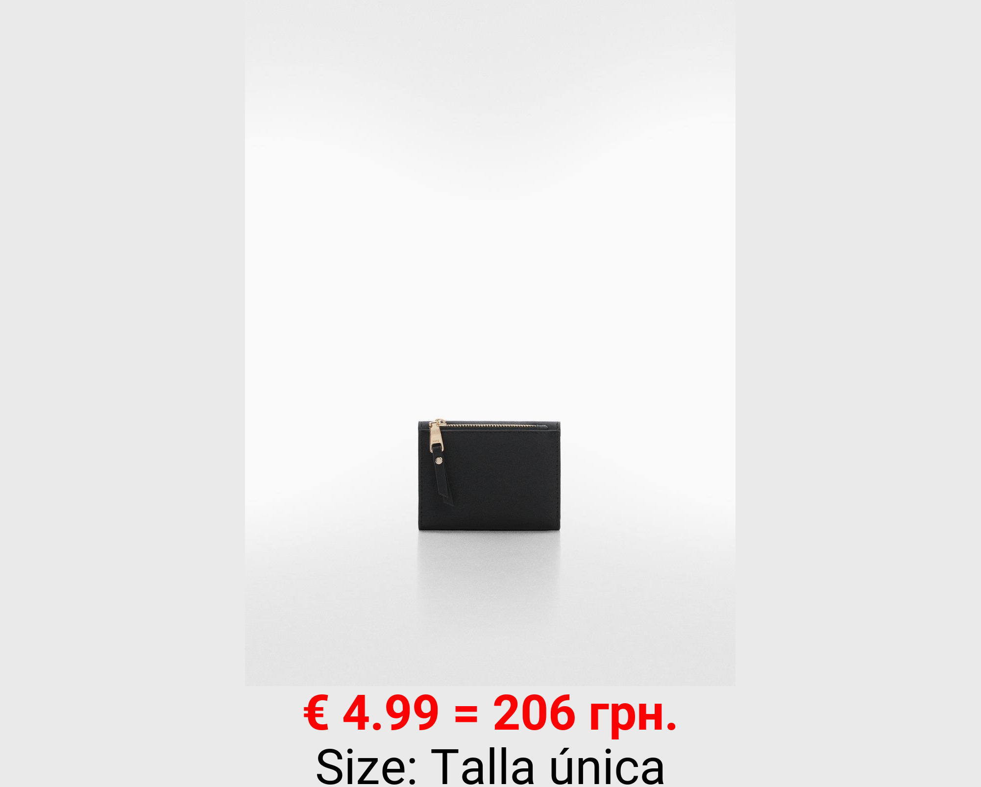 Billetera solapa botón