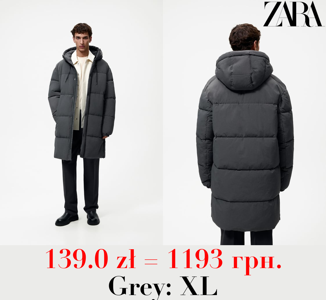 QUILTED HOODED PARKA