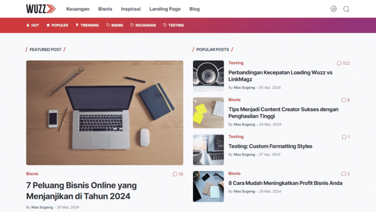 Download Template Blogger Wuzz v1.0.0 Terbaru 2024 (Original)