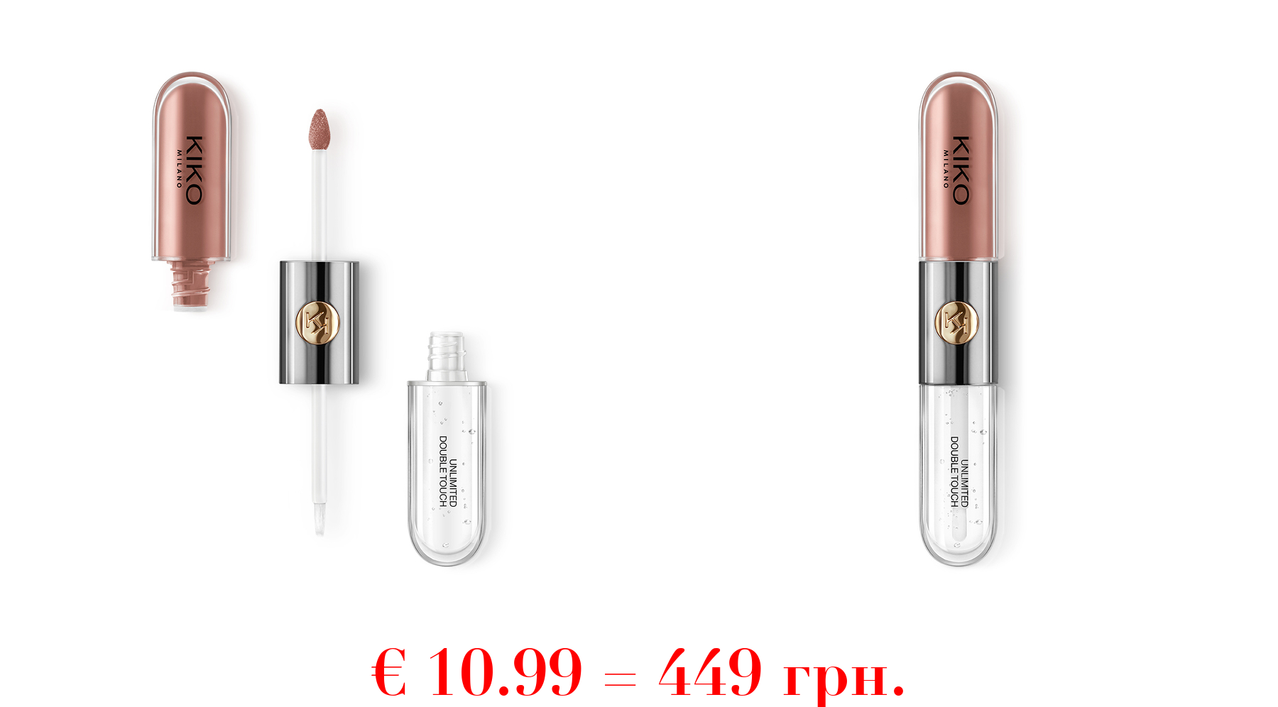 unlimited double touchFlüssiger Lippenstift mit langem Halt (12 Stunden*) in 2 Schritten, strahlendes Finish