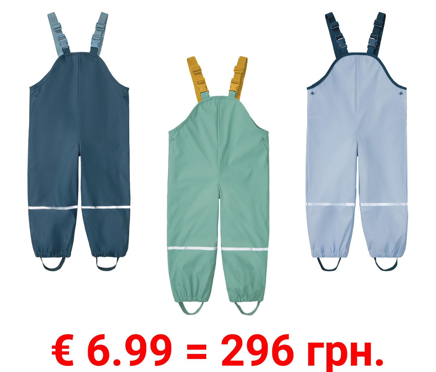 lupilu® Kleinkinder Matsch- und Buddellatzhose, wasser- und winddicht