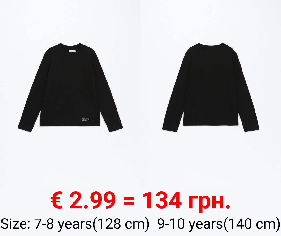 Thermal high neck top