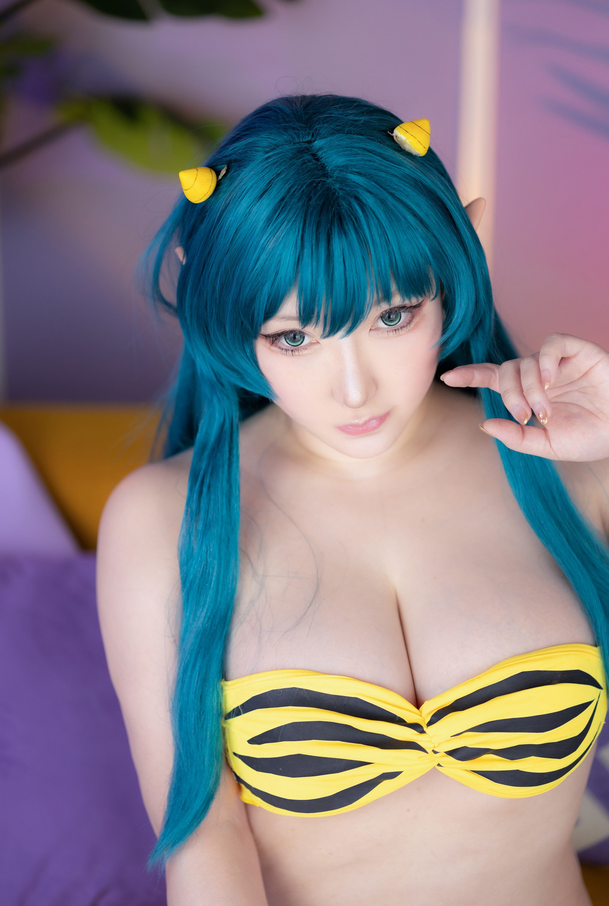 Cosplay SAKUサク Lum ラム うる星やつら Set.01 27