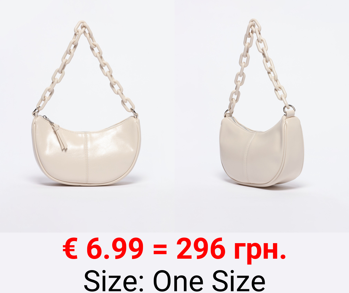 Handbag with chain strap