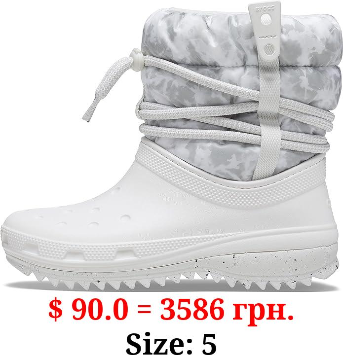 Crocs Women's Classic Neo Puff Luxe Boot Snow
