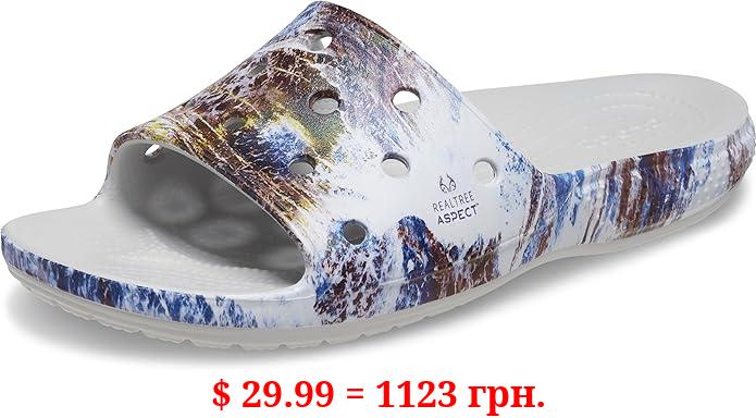 Crocs Unisex-Adult Classic Spray Camo Slide Sandal