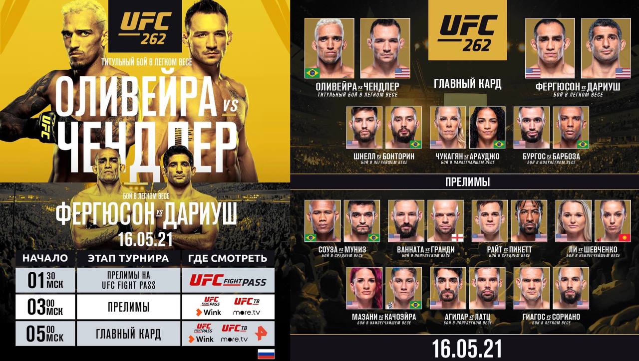 Мачт тв ufc прямой