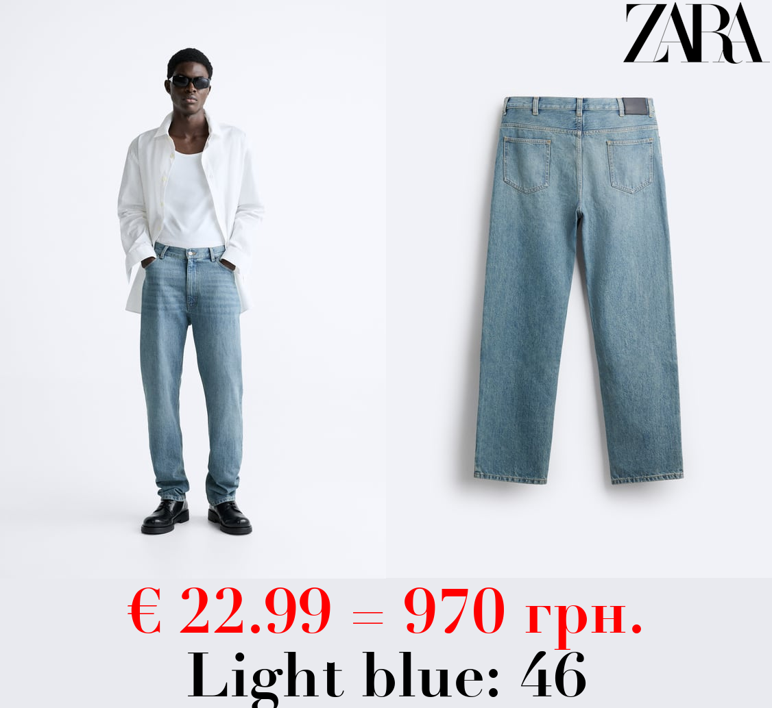 HIGH-WAIST STRAIGHT JEANS