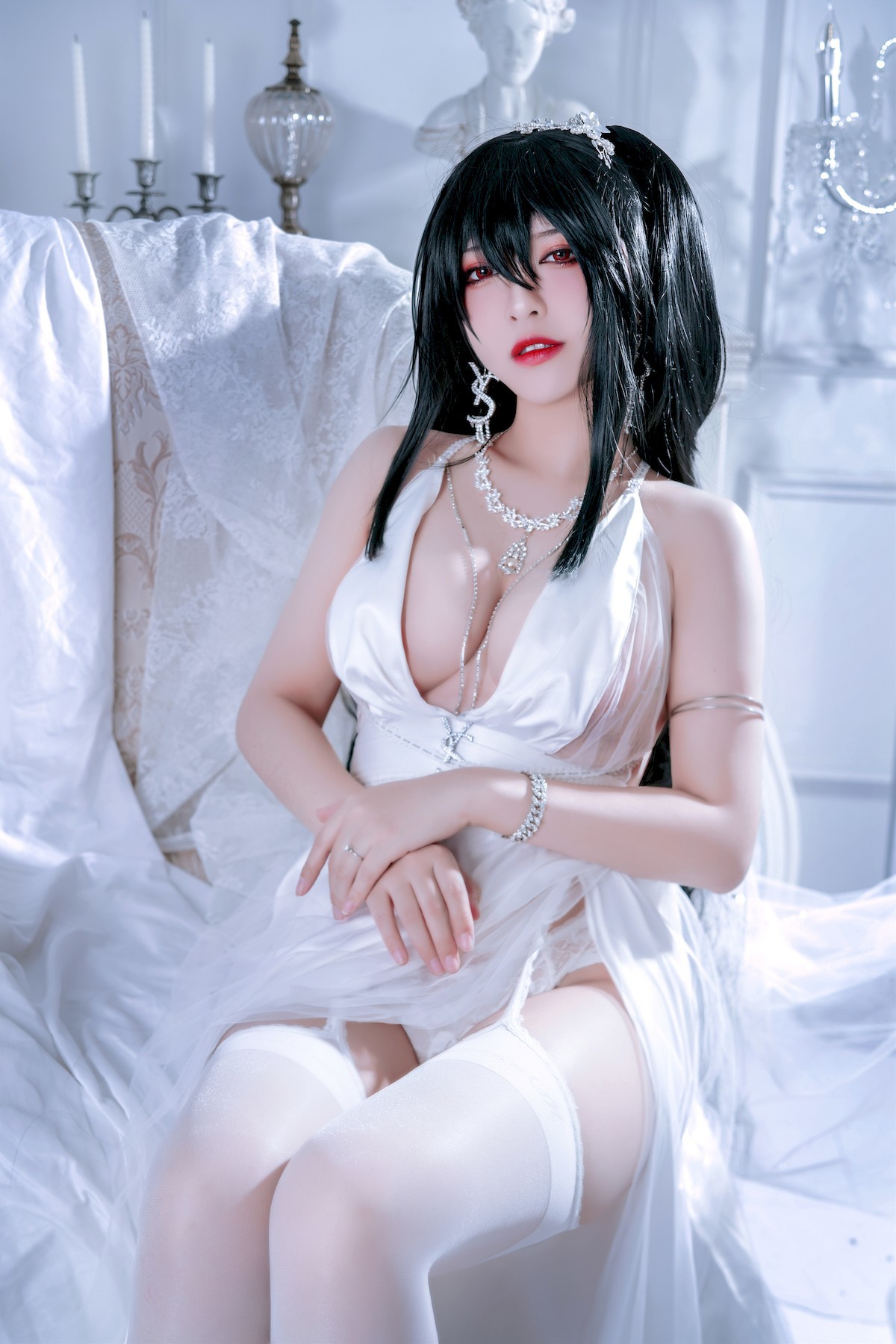 Cosplay 半半子 大凤礼服 Taihou 11