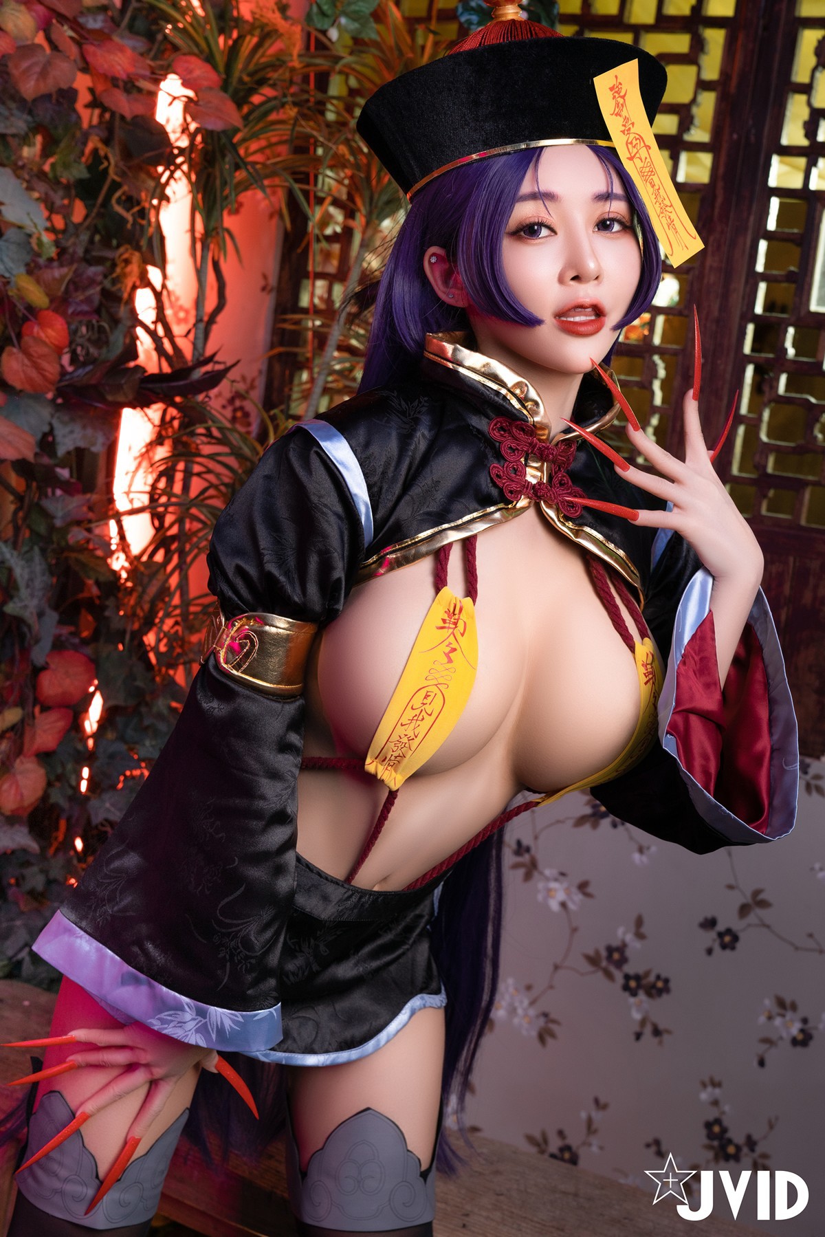 菰蒲風動縱斜影，殭屍奶光《安希》膣得液滿！見我發情——香希趕屍霊幻道士 X 最胸妖怪キョンシー Zombie sex folklore Set.02 5