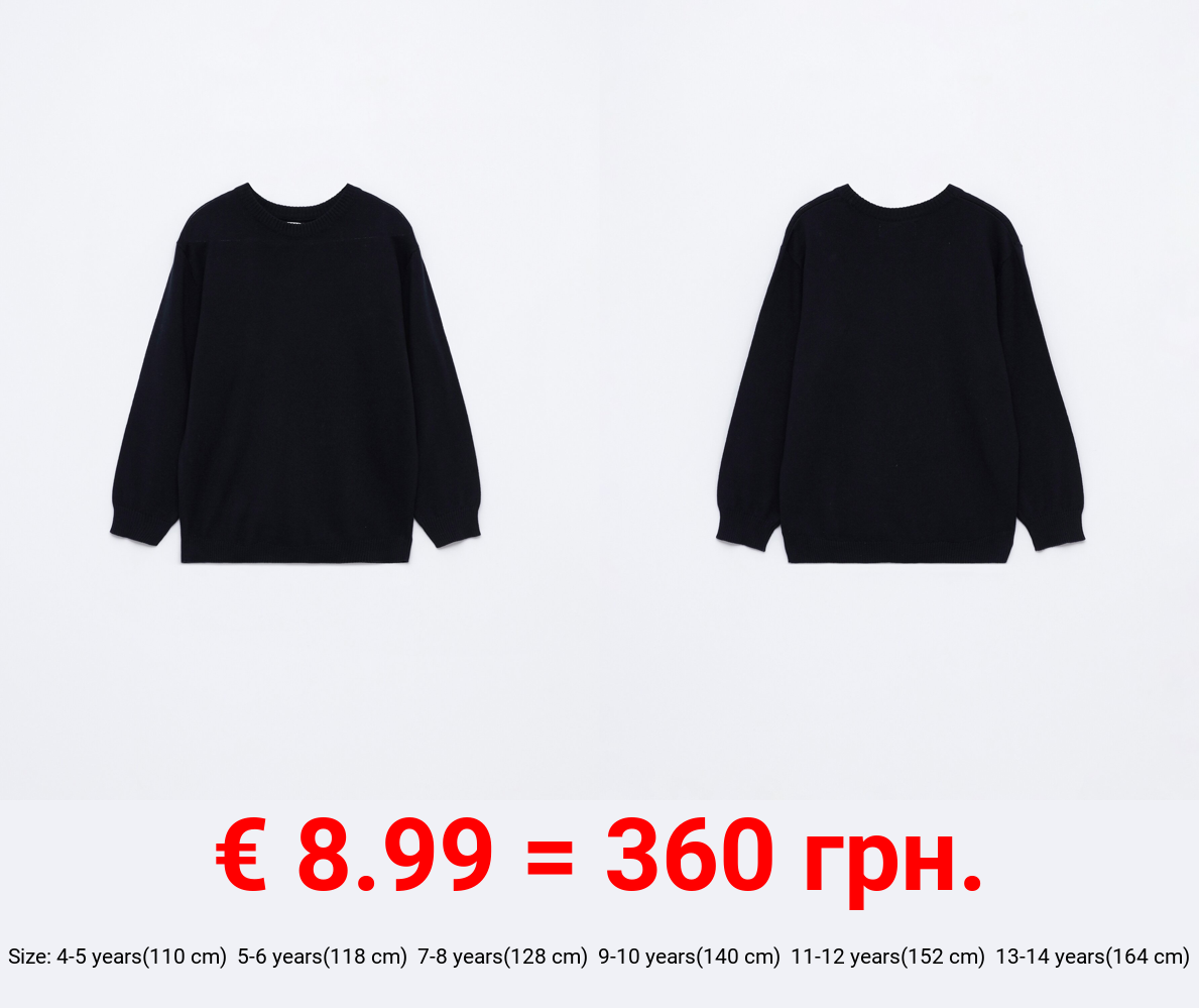 Basic round-neck sweater