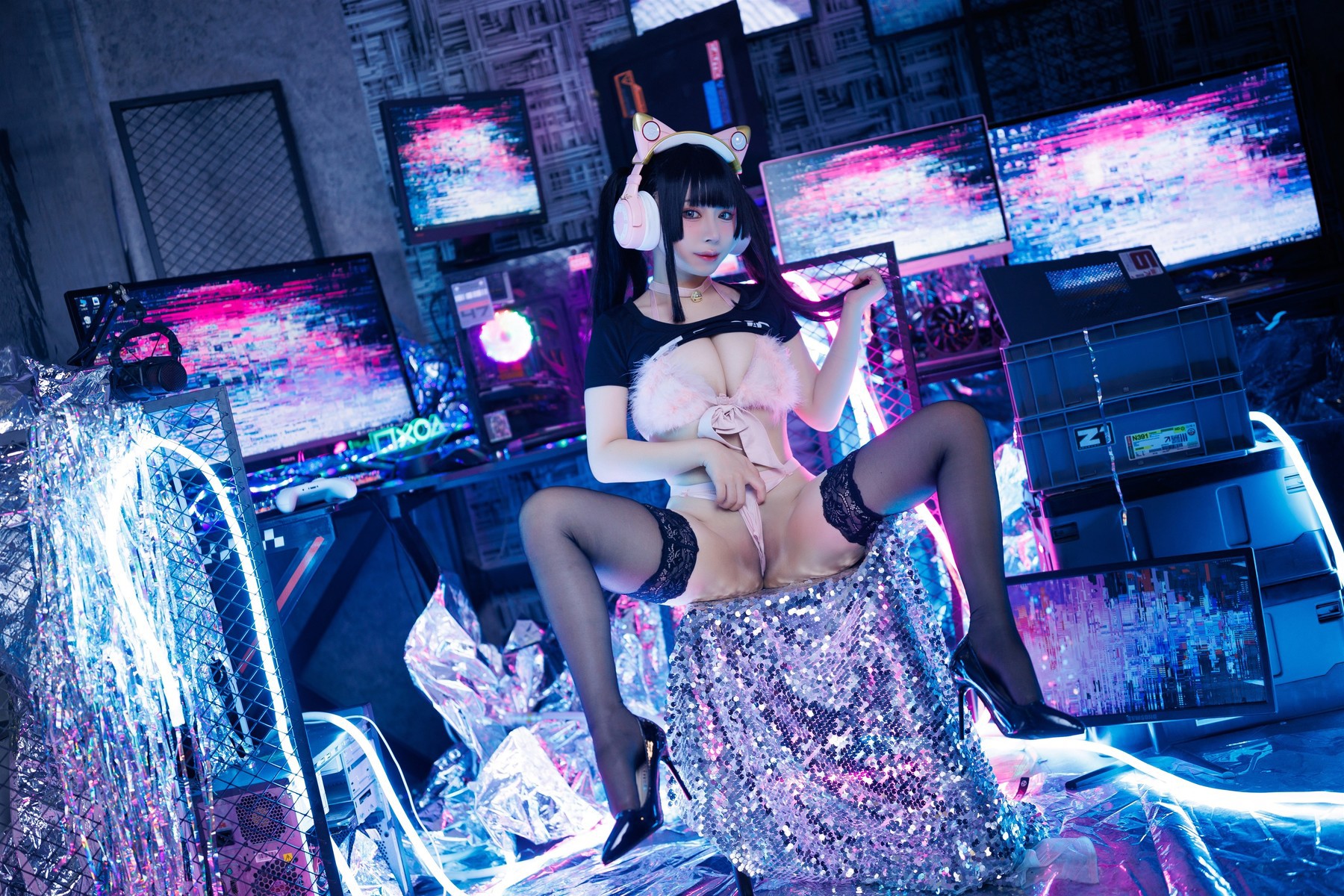 Cosplay 胡桃猫Kurumineko 电竞甜心 Set.01 24