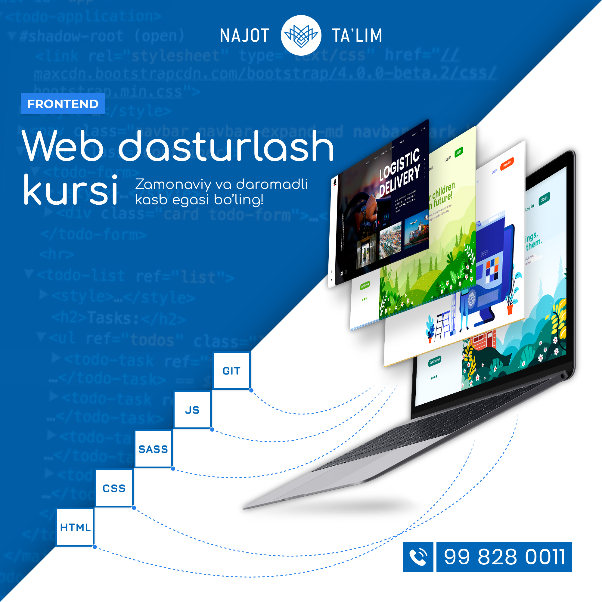 Web frontend. Web дастурлаш. Front end dasturlash. Веб дизайн dasturlash Kurslari.