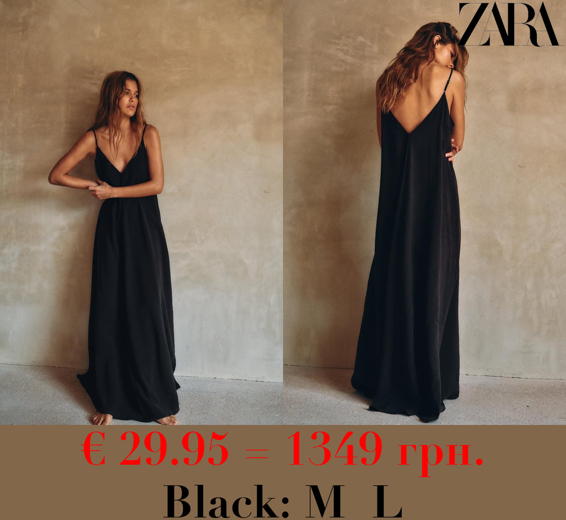 FLOWING VOLUMINOUS DRESS