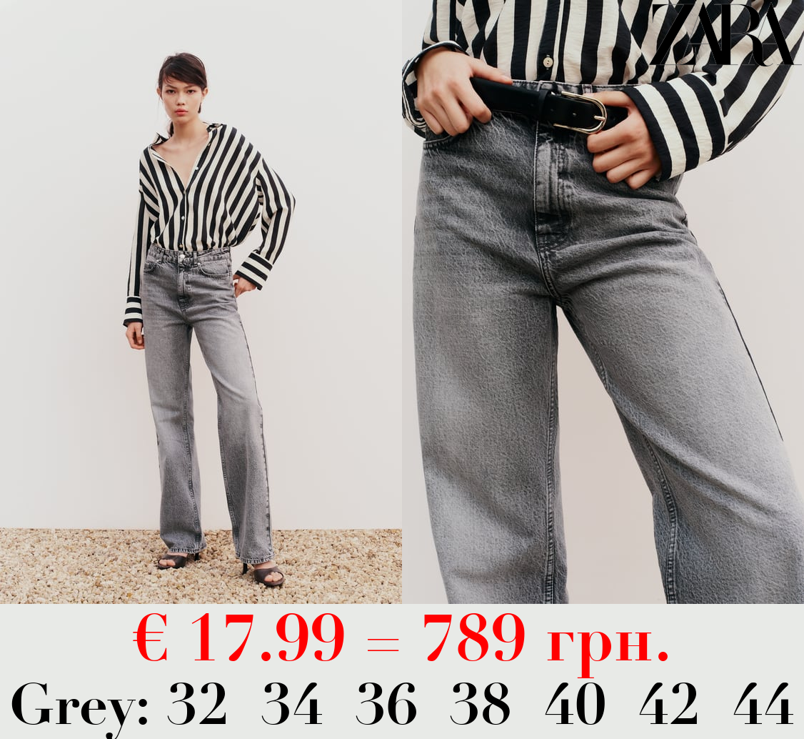 Z1975 STRAIGHT-FIT HIGH-WAIST FULL LENGTH JEANS