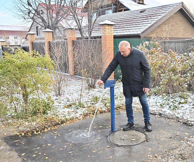 Новая водопроводная колонка появилась в Хабаровске
