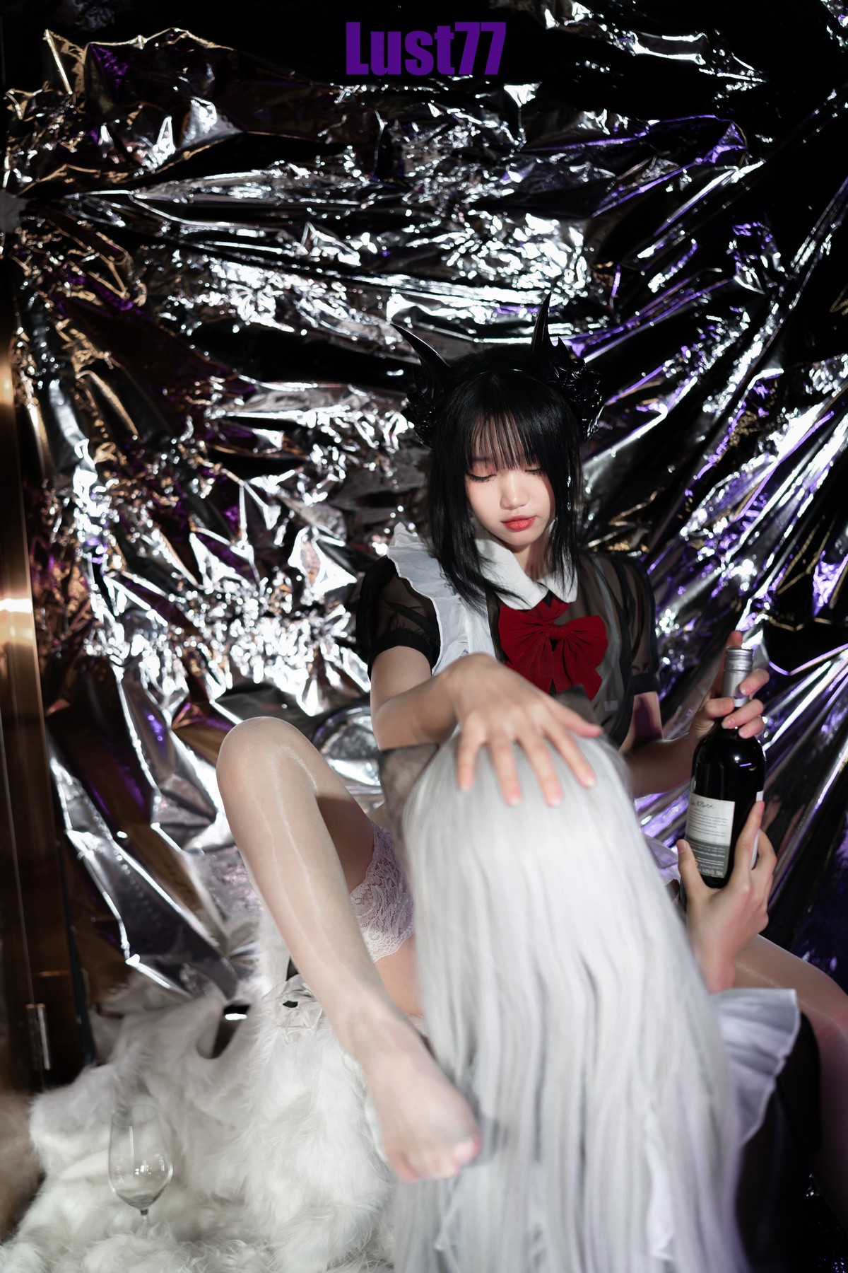 Cosplay 柒柒要乖哦 女仆の惩戒课 Set.01 21
