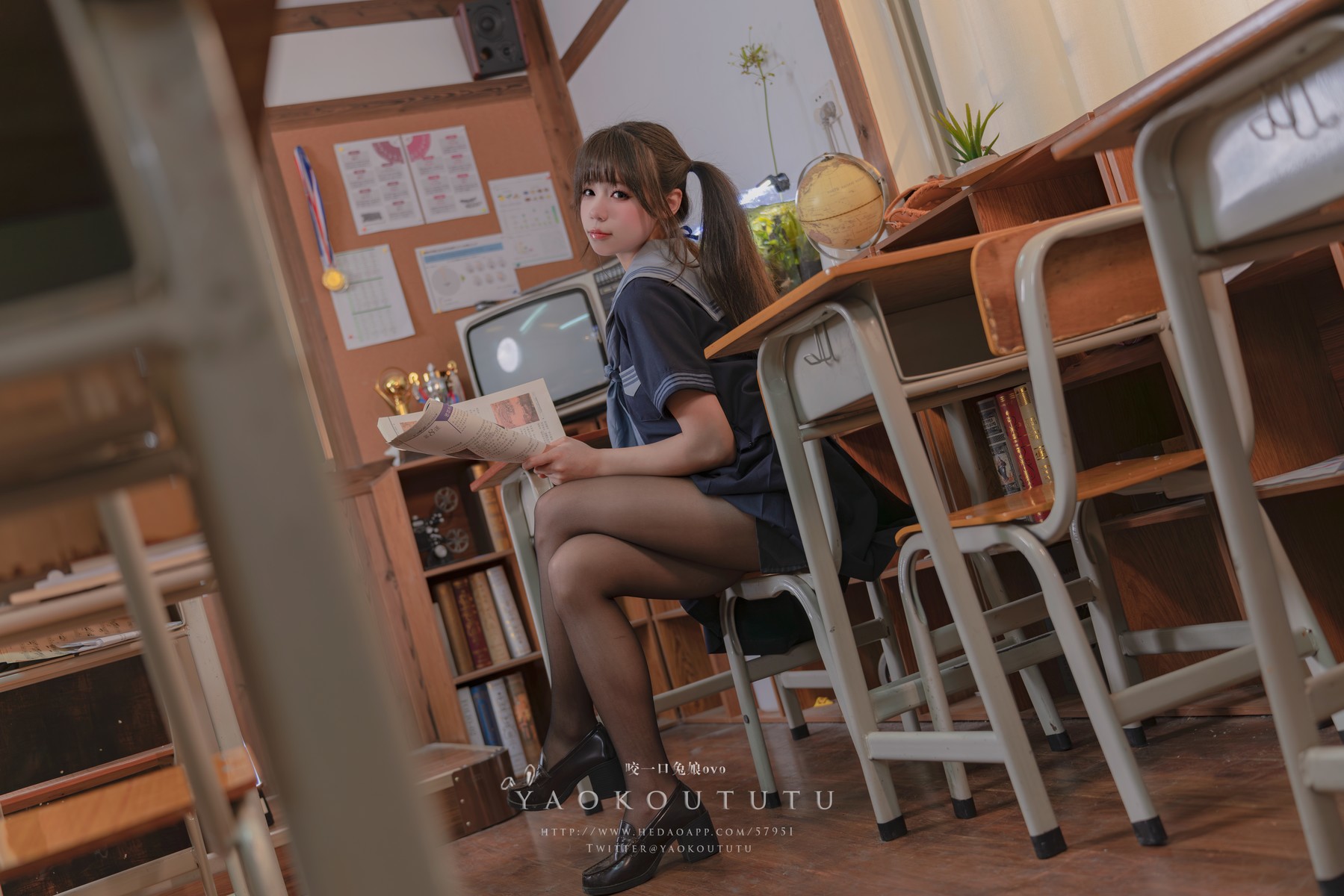 Cosplay 黏黏团子兔 六月订阅『学生会长竞选中』脸红的思春期 7