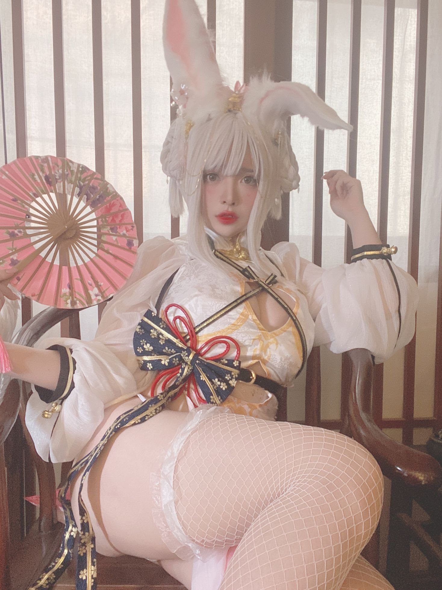 NinJA阿寨寨 - NO.05 肉肉大白兔 [55P1V-210MB] 30