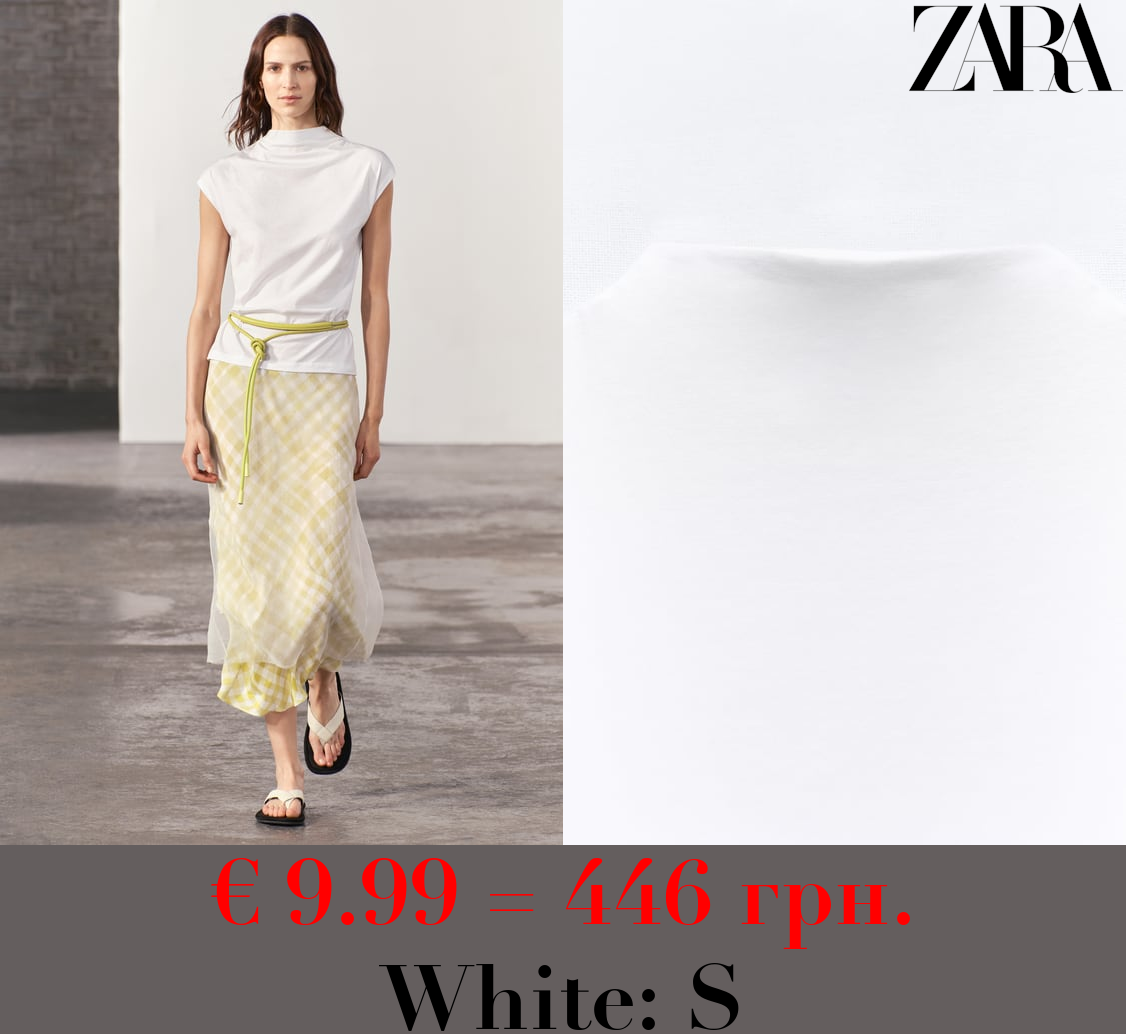 MERCERISED THREAD T-SHIRT