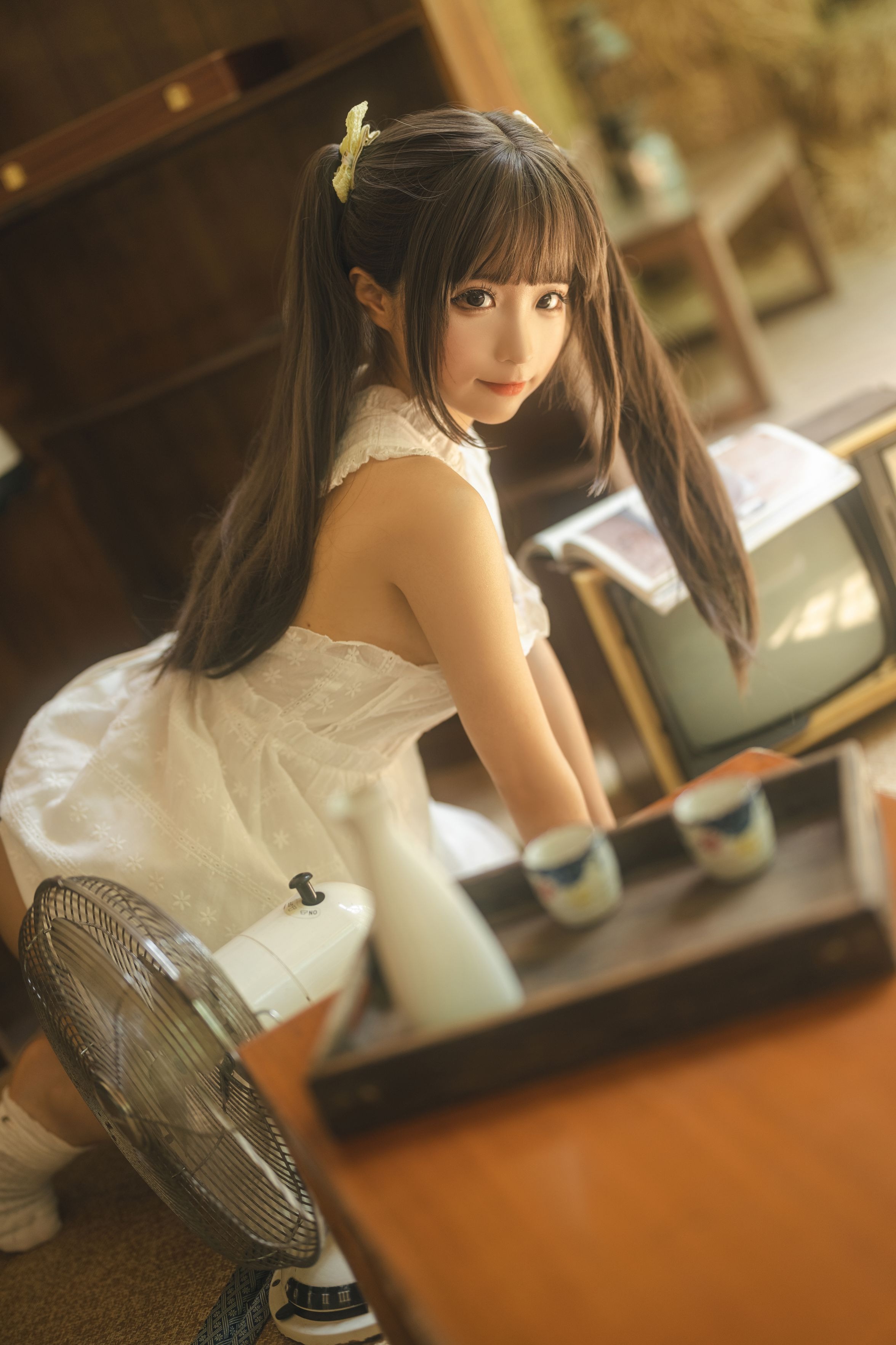 蠢沫沫 - 白吊带 绅士版 115P 15