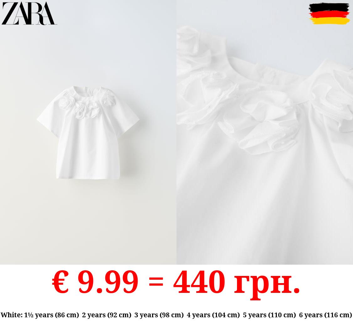 POPLIN FLORAL BLOUSE