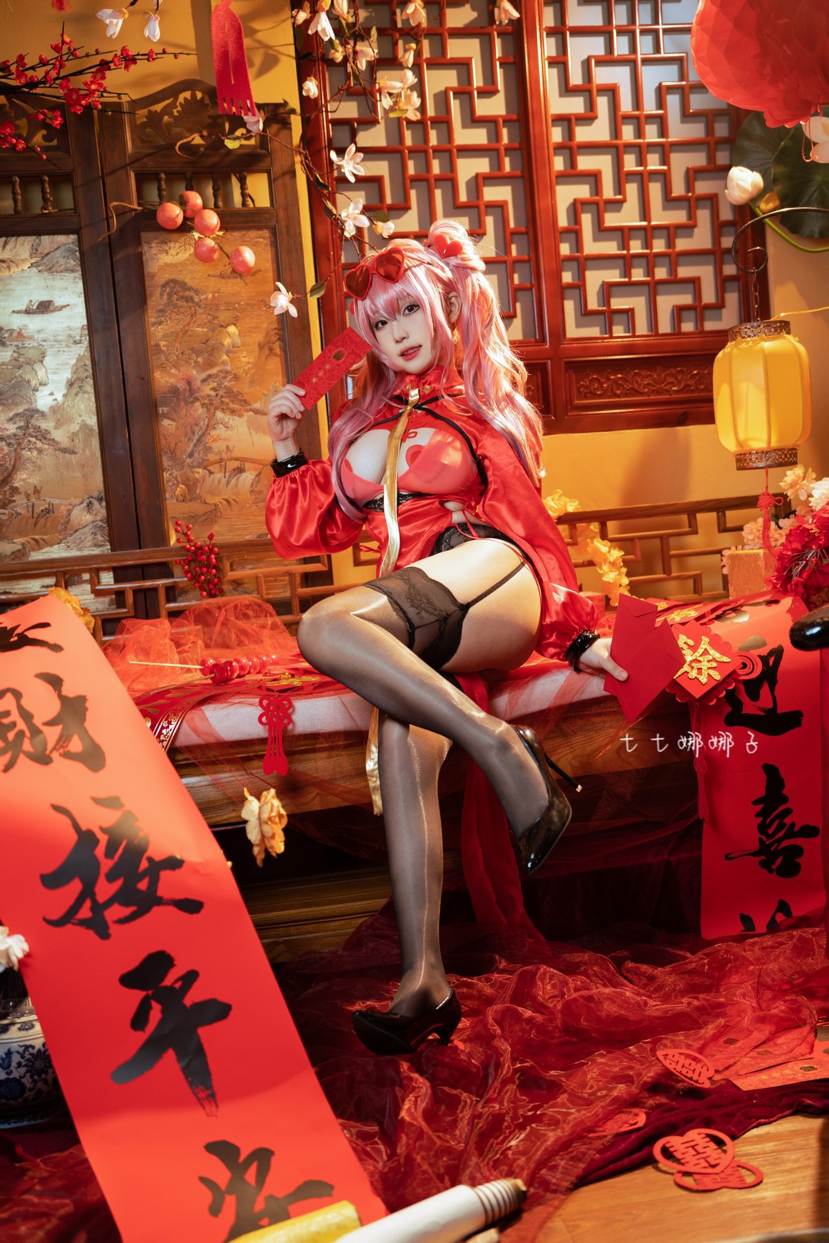 Cosplay 七七娜娜子 布莱默顿新春旗袍 Set.02 29