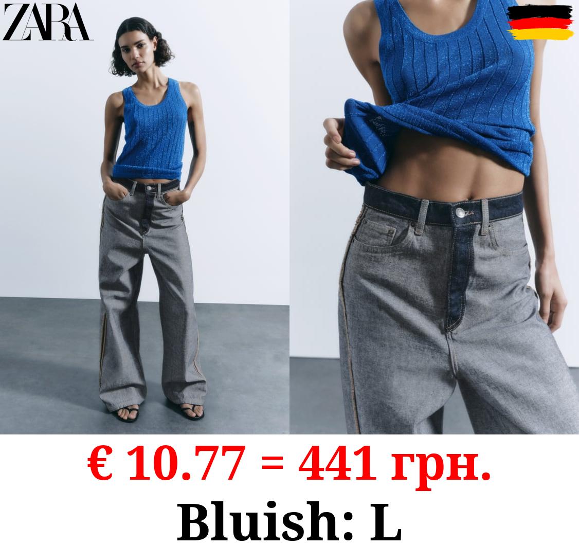 METALLIC THREAD KNIT TOP