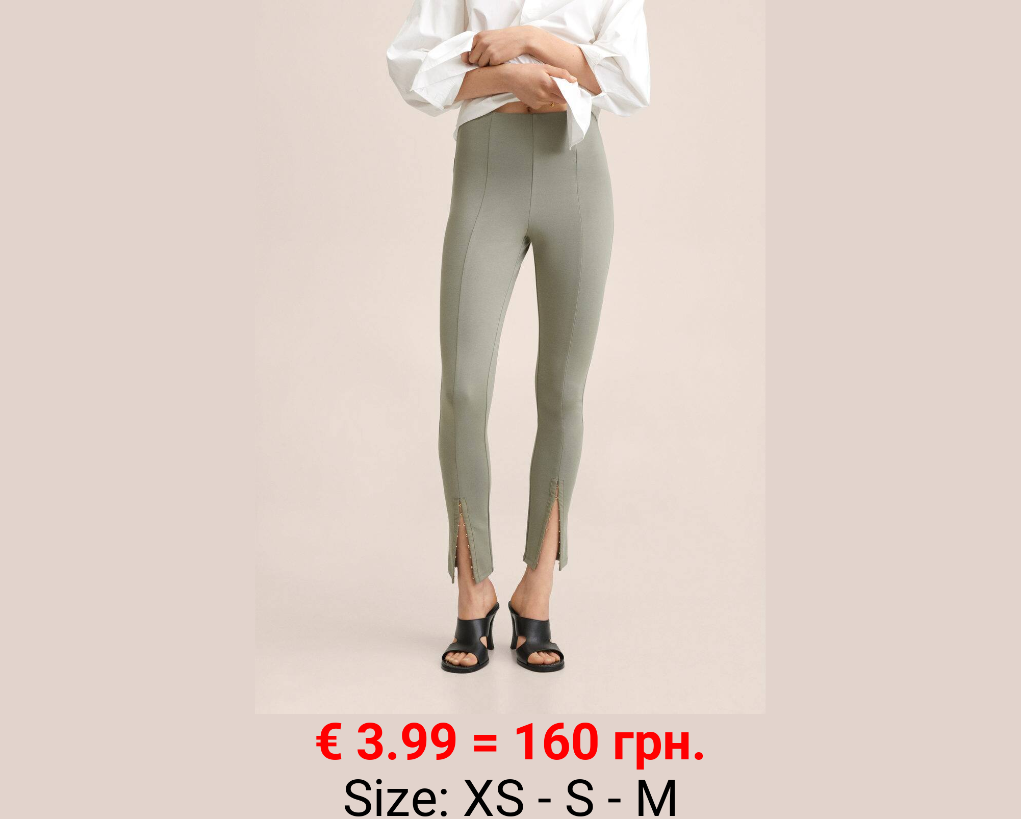 Leggings abertura bajo