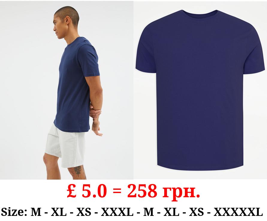 Navy Plain T-Shirt