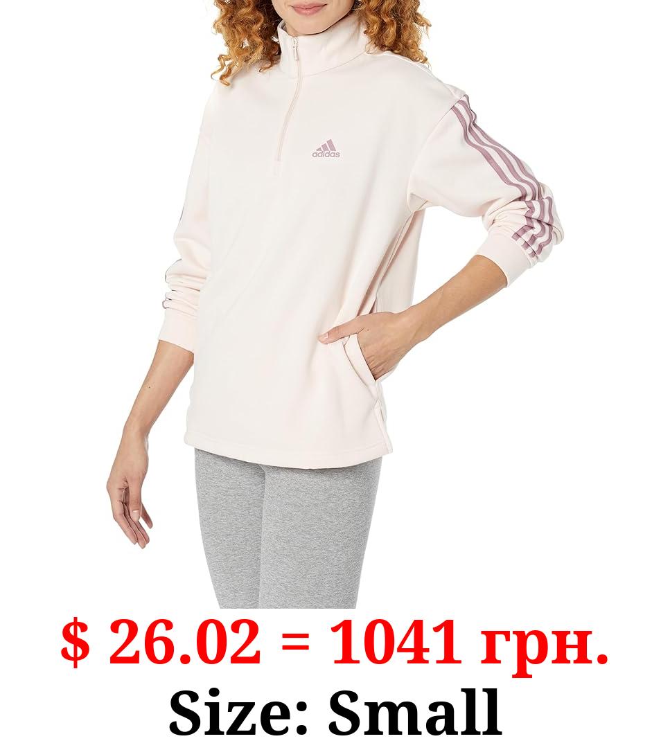 adidas Women's Quarter-Zip Fleece Sweatshirt