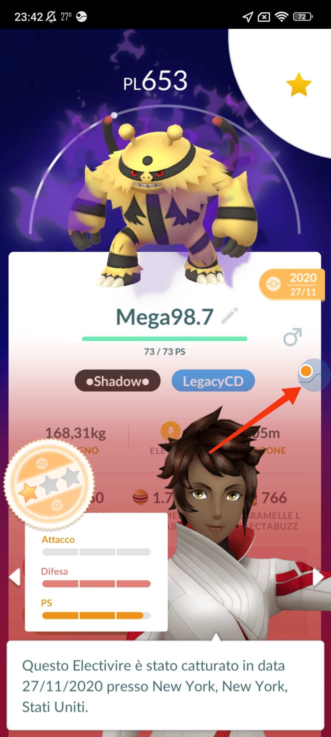 Calcolo rank tramite Pokegenie Telegraph