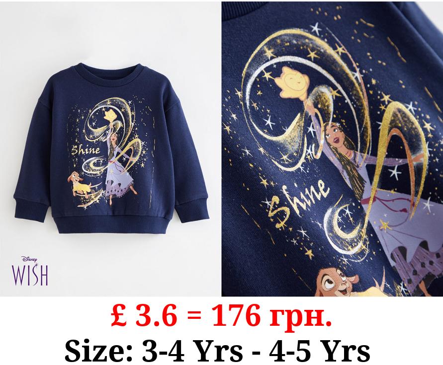 Disney Wish Navy Character Sweatshirt