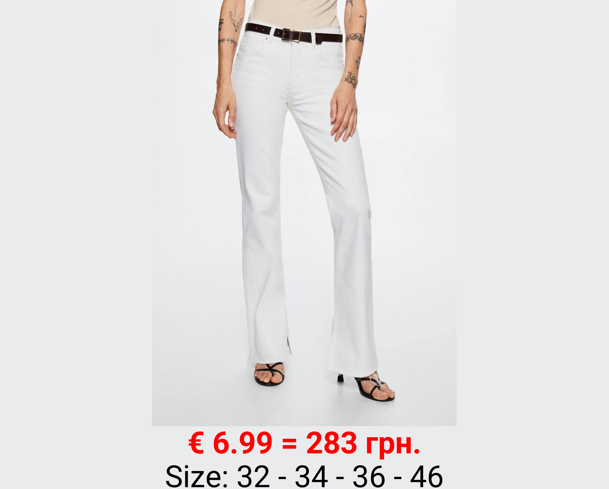 Jeans rectos tiro medio