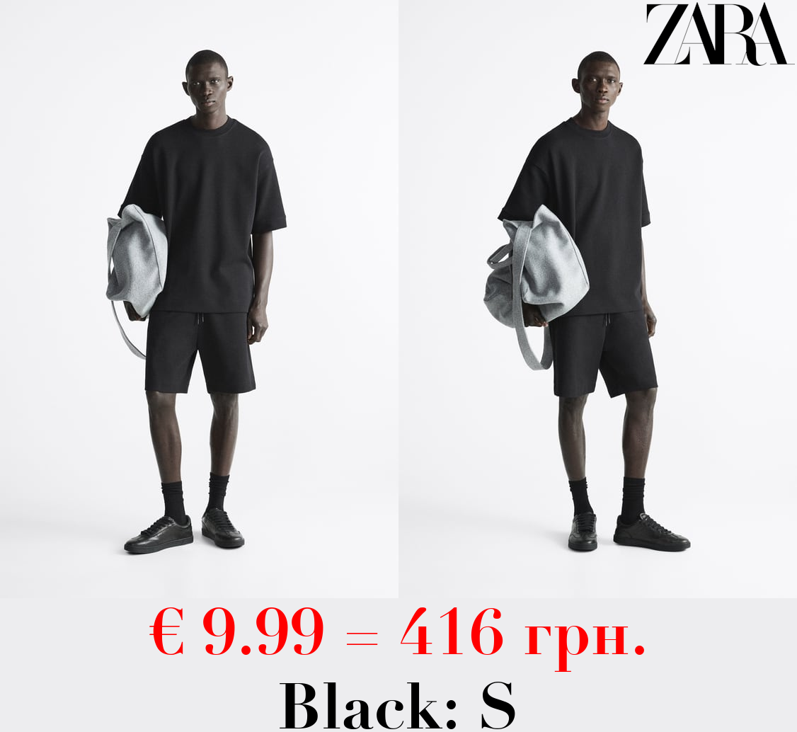 COMPACT JOGGER BERMUDA SHORTS