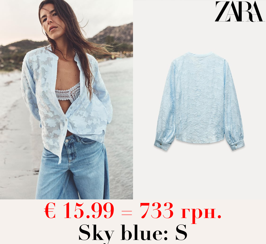 DEVORÉ CONTRAST SHIRT