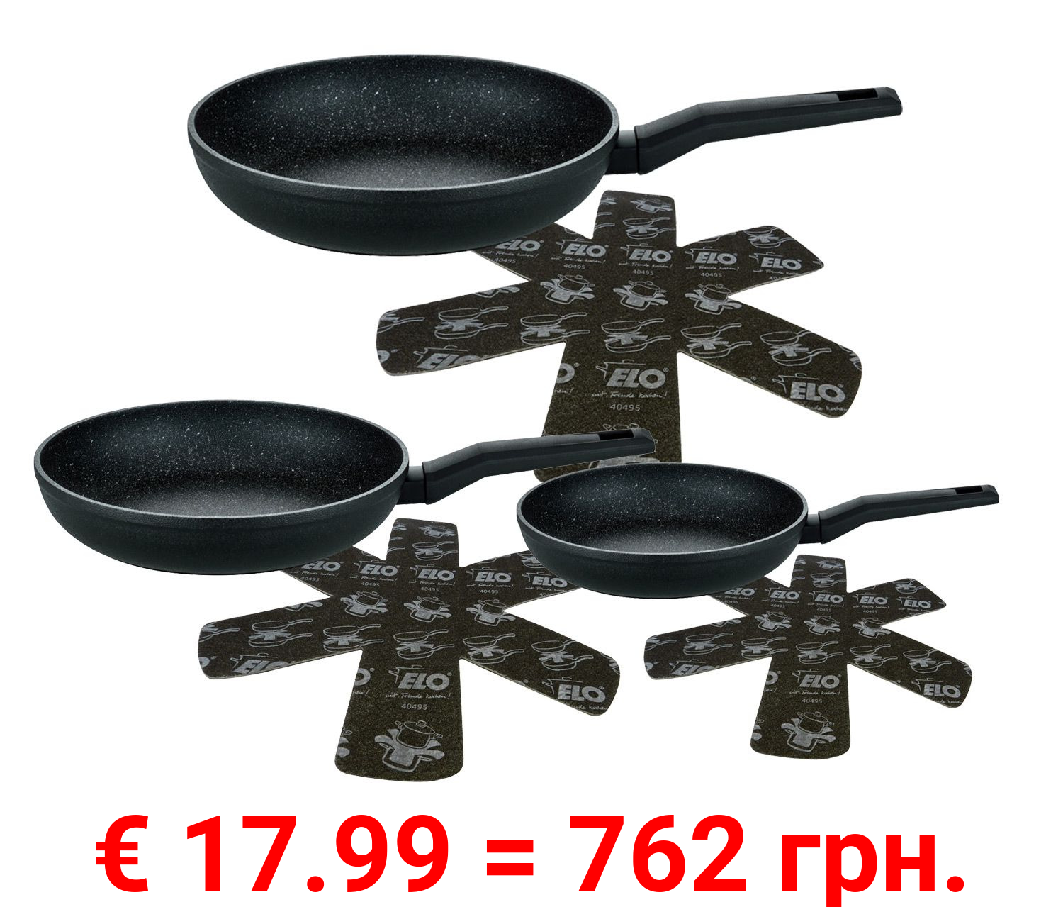 ELO Aluminium Bratpfanne Granit Solution