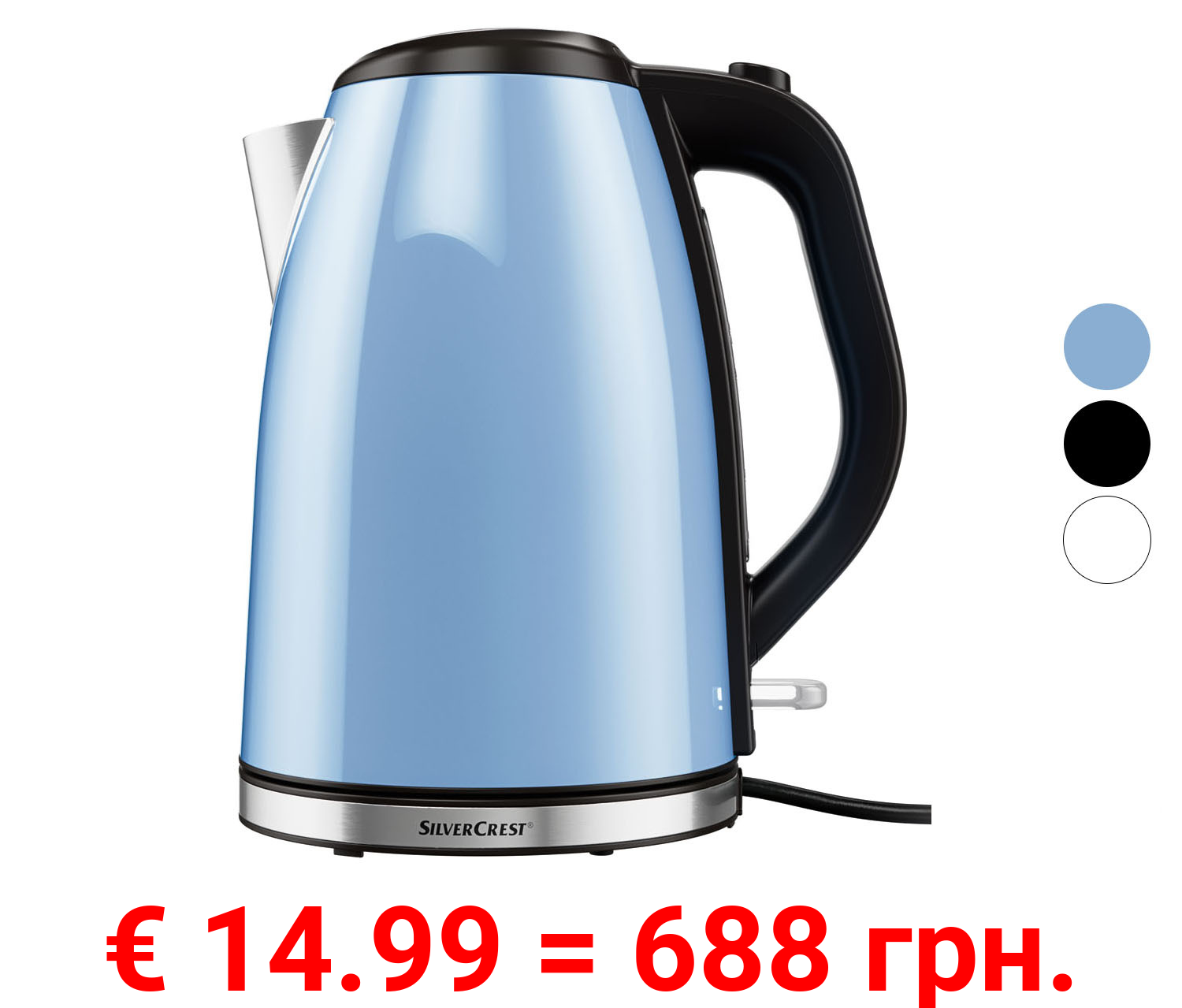 SILVERCREST® KITCHEN TOOLS Wasserkocher »SWKP 3100 A1«, aus Edelstahl, 3100 W