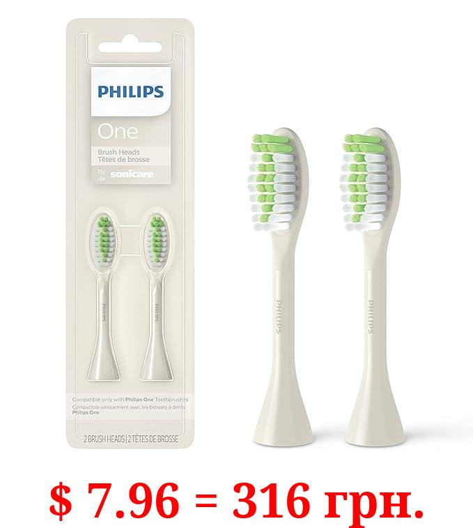 Philips One by Sonicare, 2 Brush Heads, Snow, BH1022/07