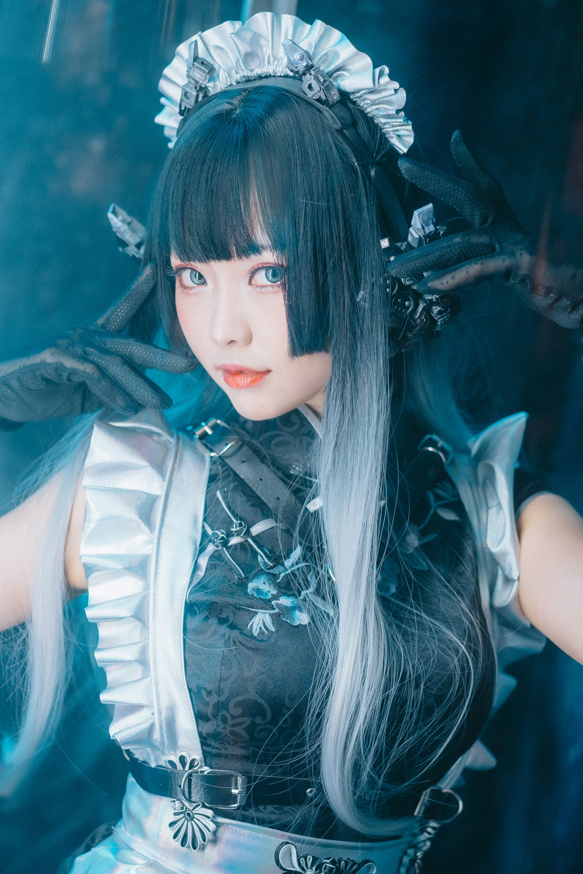 Cosplay ElyEE子 賽博女僕 Melanite黑榴石 10