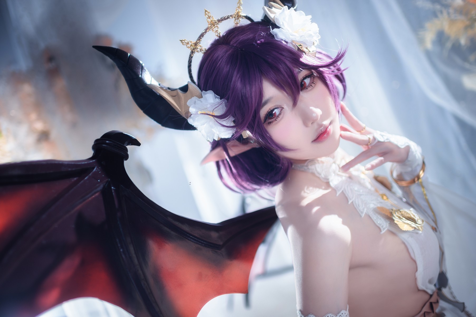 阿包也是兔娘 Cosplay 碧蓝幻想古蕾娅 龙娘 8