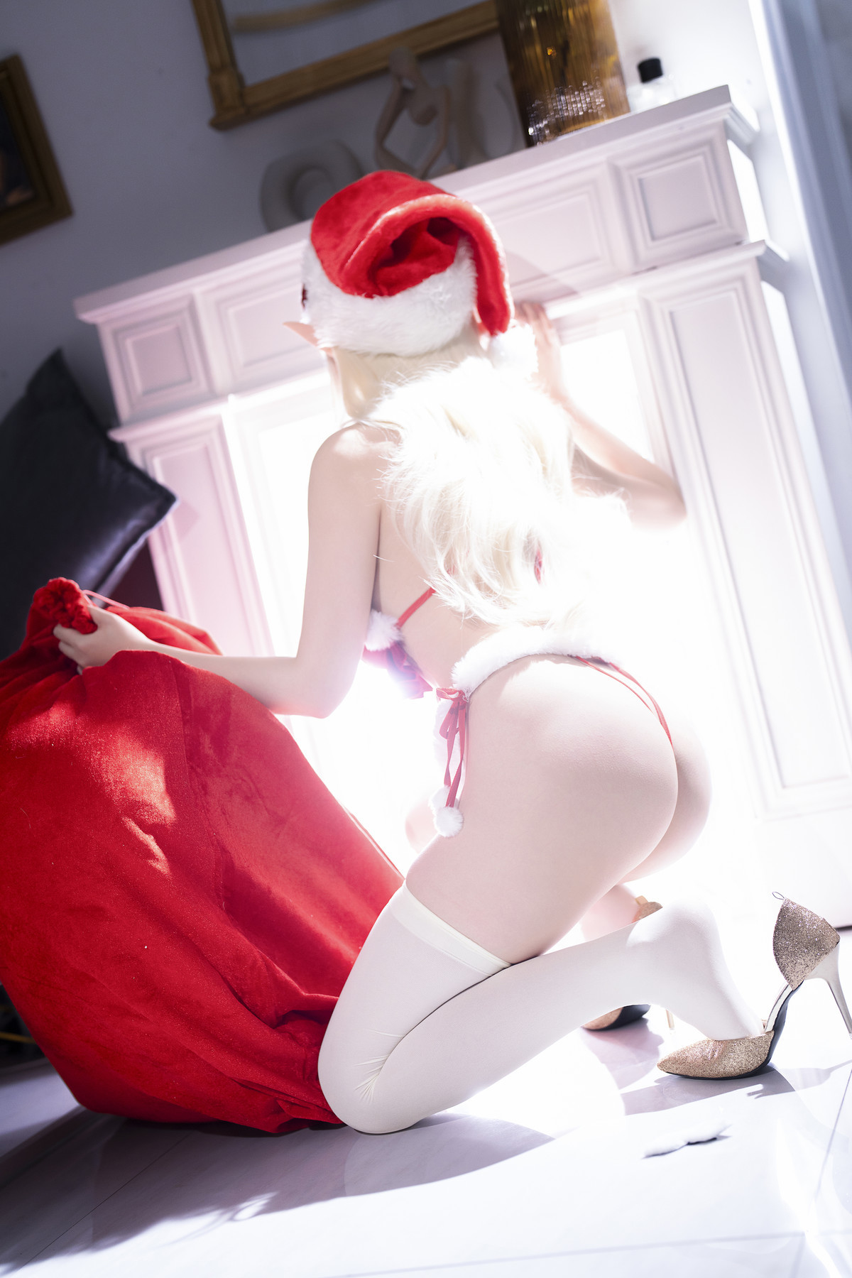 Cosplay 星之迟迟Hoshilily 圣诞精灵篇B 圣诞老人 Set.02 33