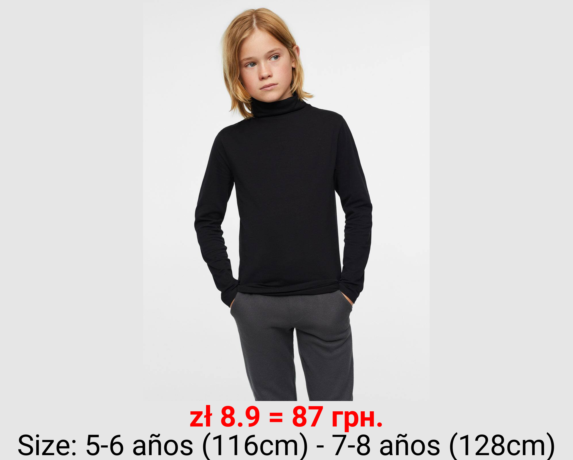 Camiseta manga larga cuello perkins