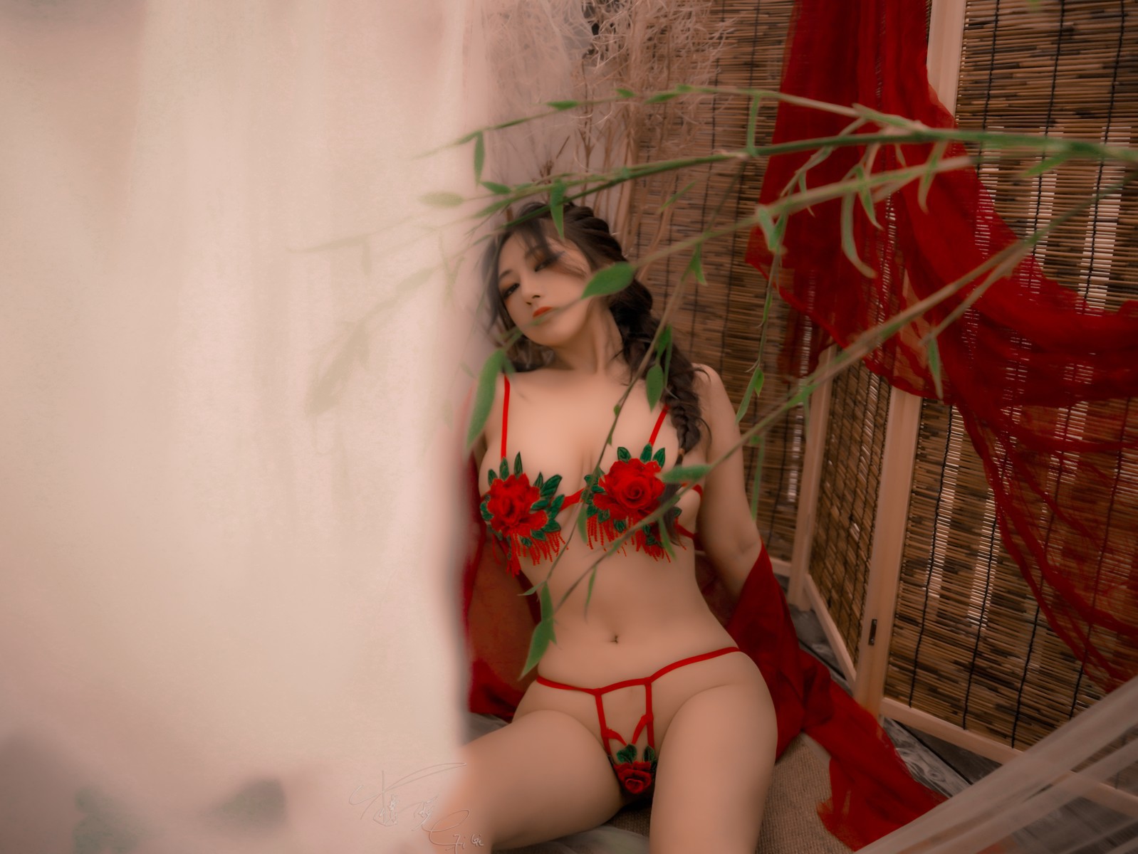 Cosplay 樱晚gigi 风华 胭花 3