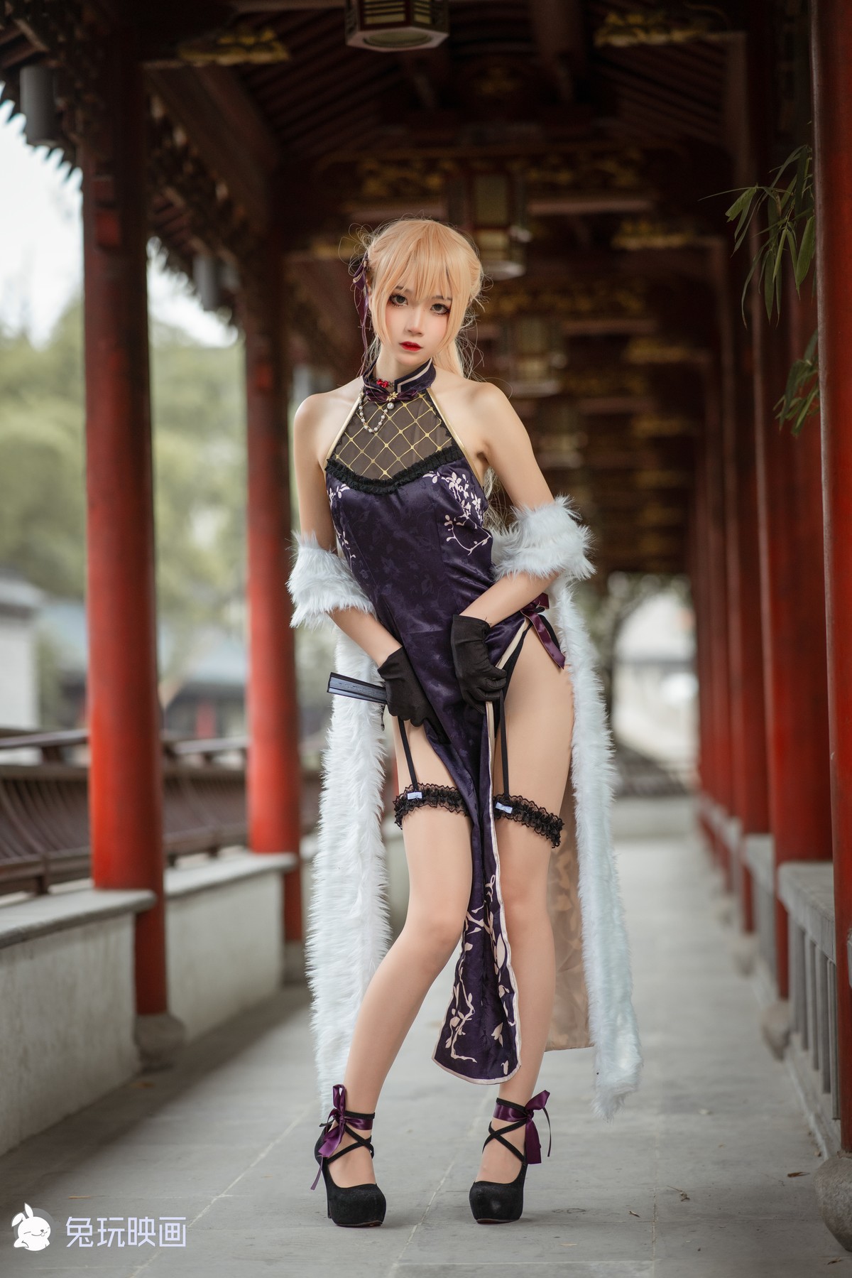 Cosplay 兔玩映画 紫雨心 26