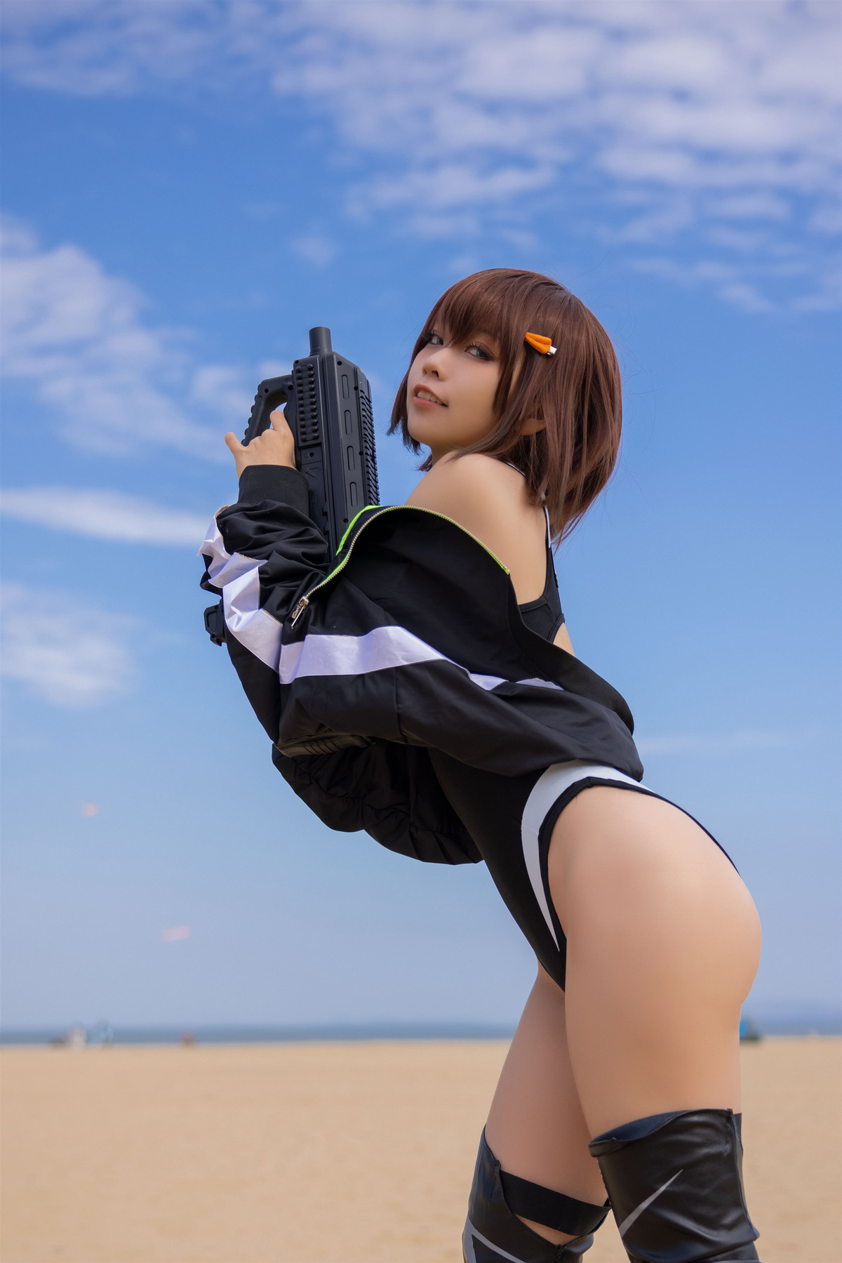 Cosplay G44不会受伤 水泳部的部長 57