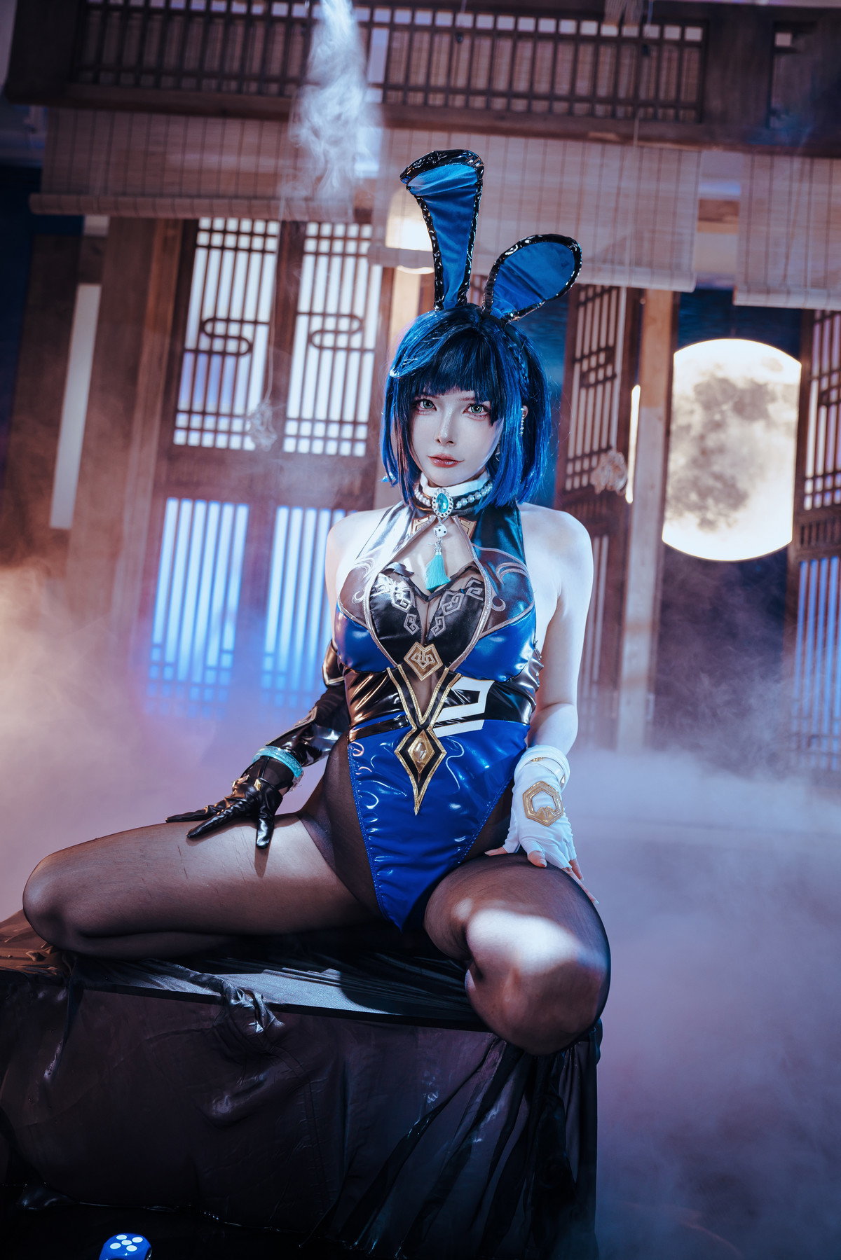 Cosplay 夏小秋秋秋 夜兰 兔女郎 Set.01 32